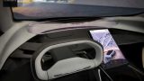 The Chrysler Halcyon Concept’s steering wheel features a cente