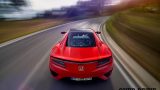 HONDA NSX CURVA RED